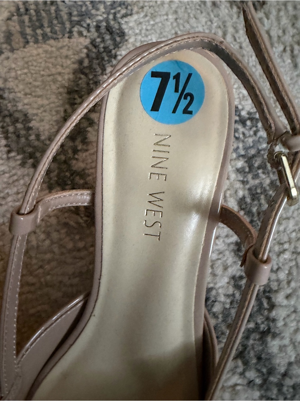 Nine West Blush Patent Pointed-Toe Slingback Pumps - Picture 2 of 4